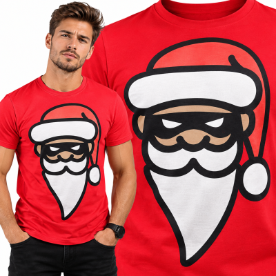KOSZULKA ŚWIĄTECZNA BAD SANTA